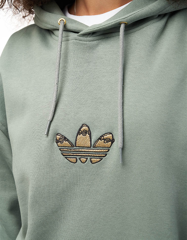 adidas x Henry Jones Pullover Hoodie - Silver Green - Image 8