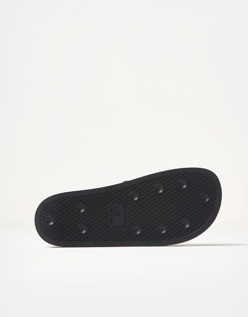 adidas x Korn Adilette Slides - Core Black/White/Better Scarlet - Image 9