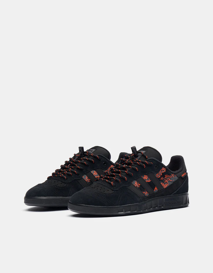 adidas x Mike Arnold Handball Top Skate Shoes - Core Black/Core Black/Semi Impact Orange - Image 4