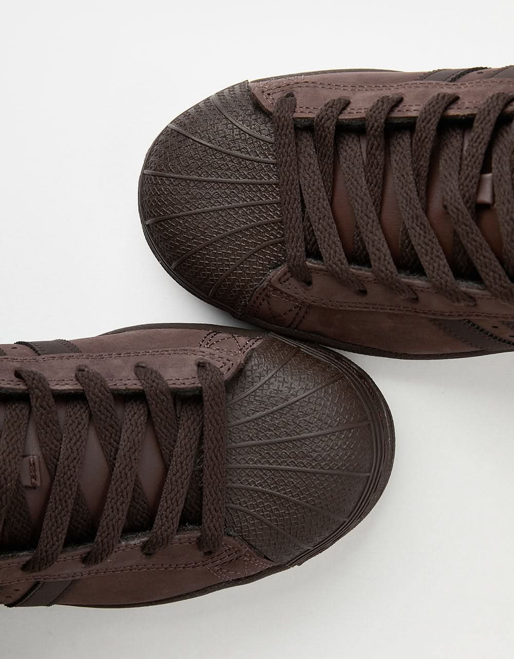 adidas x Niels Bennett Pro Shell Skate Shoes - Brown/Dark Brown/Magic Beige - Image 6