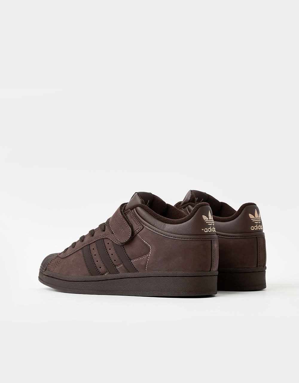 adidas x Niels Bennett Pro Shell Skate Shoes - Brown/Dark Brown/Magic Beige - Image 7