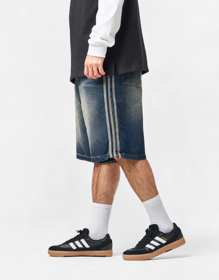 adidas x Tyshawn Denim Short - Indigo Denim - Image 3
