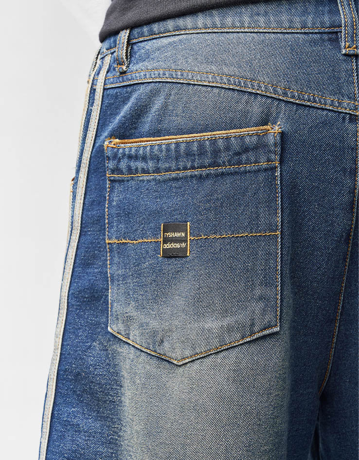 adidas x Tyshawn Denim Short - Indigo Denim - Image 5
