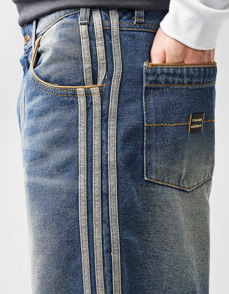 adidas x Tyshawn Denim Short - Indigo Denim - Image 6
