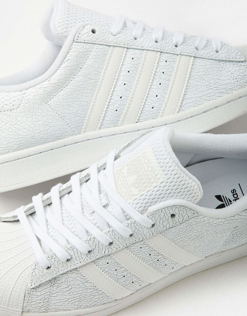 adidas x Vitoria Superstar ADV Skate Shoes - White/Core Black/White - Image 4