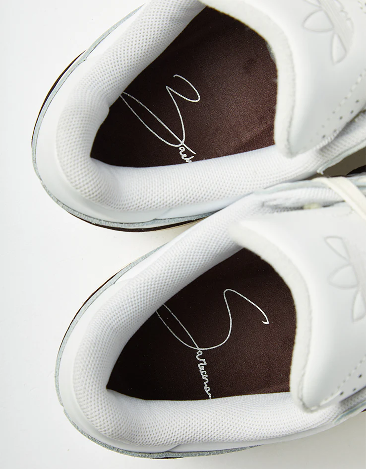 adidas x Zach Saraceno Tyshawn II Skate Shoes - Crystal White/Shadow Brown/Off White - Image 10
