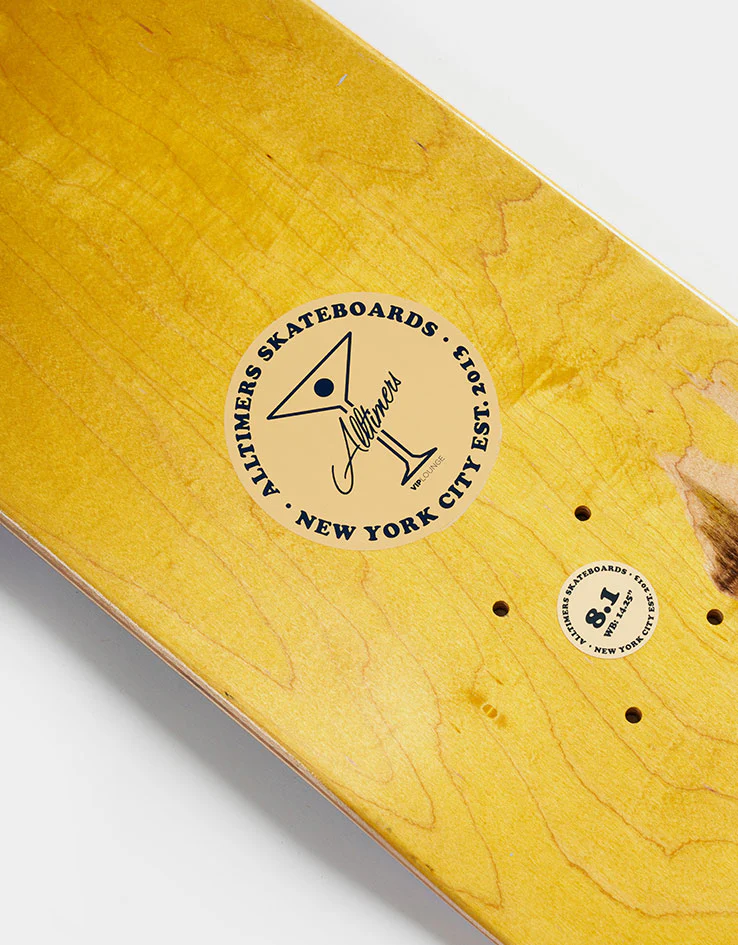 Alltimers Open Sesame County Skateboard Deck - 8.1" - Image 4