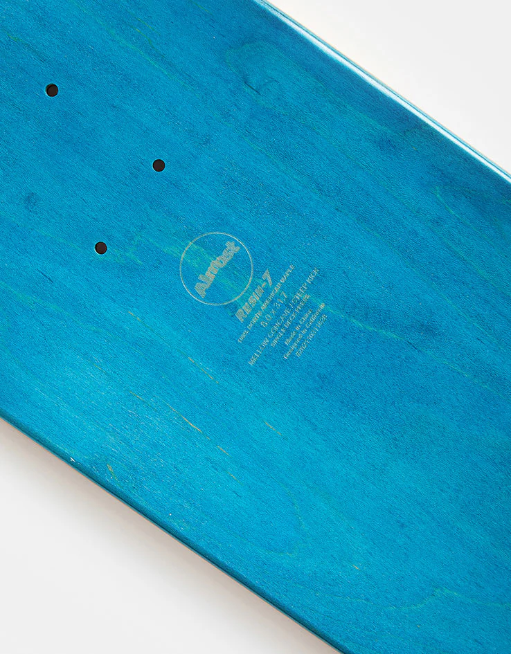Almost Bowerbank Silver Lining R7 Skateboard Deck - 8" - Image 4