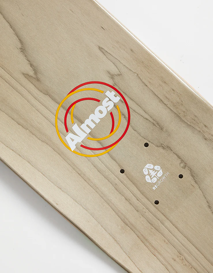 Almost Bowerbank Silver Lining R7 Skateboard Deck - 8.25" - Image 4