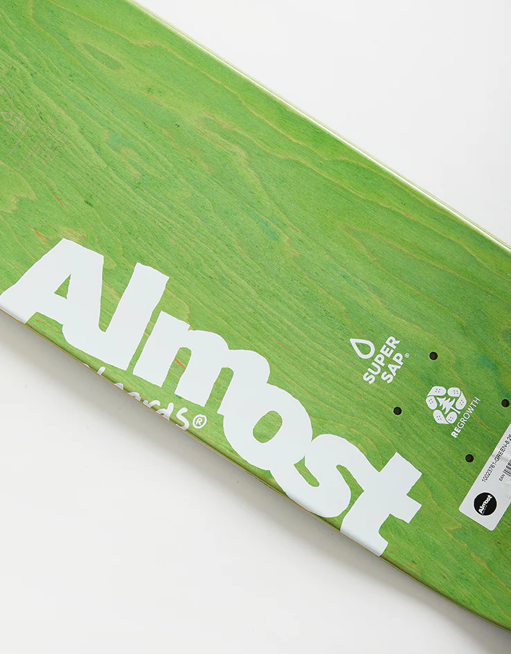 Almost Greener Super Sap R7 Skateboard Deck - 8.25" - Image 4