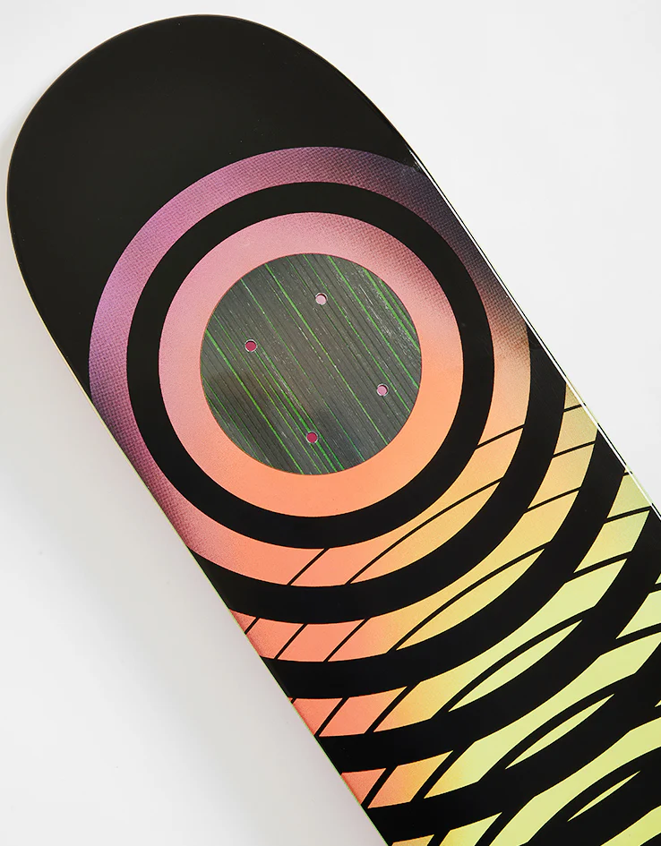 Almost Max Black Blur Impact Support Skateboard Deck - 8" - Image 2