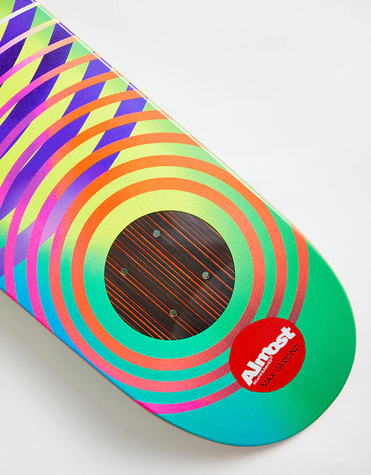 Almost Max Gradient Rings Impact Support Skateboard Deck - 8" - Image 3