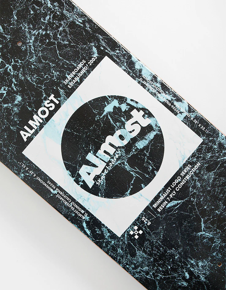 Almost Minimalist R7 Skateboard Deck - 8.25" - Image 2