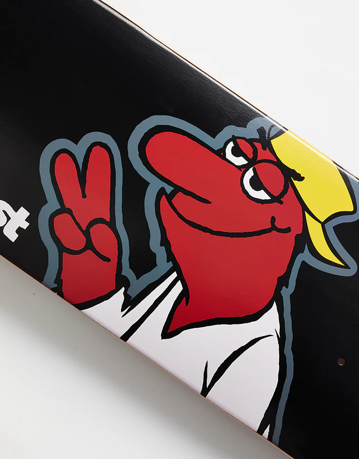 Almost Red Head Black HYB Skateboard Deck - 8.125" - Image 2