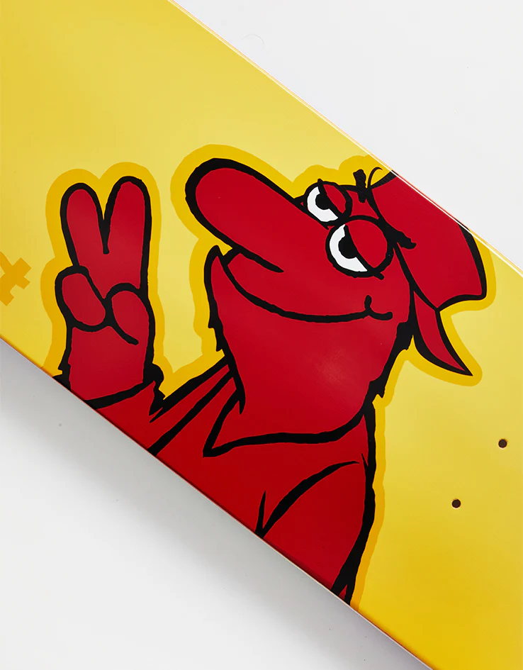 Almost Red Head Yellow HYB Skateboard Deck - 8.125" - Image 2