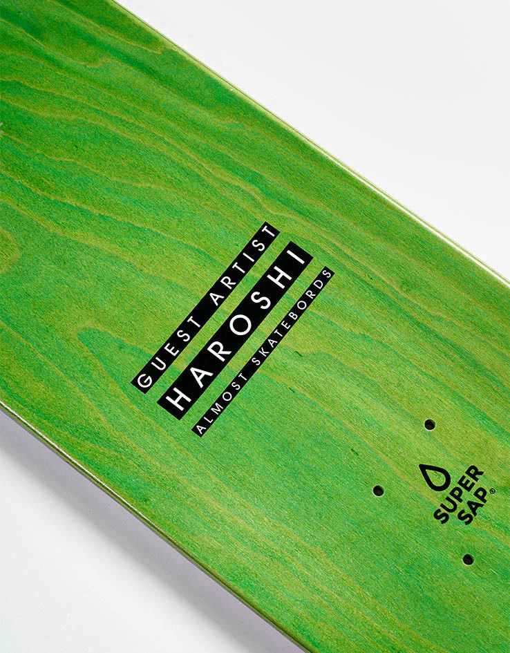 Almost x Haroshi Yuri Creature Super Sap R7 Skateboard Deck - Image 4
