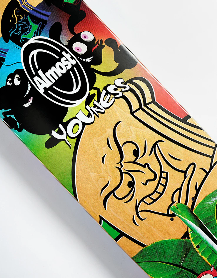 Almost x Ren & Stimpy Youness Mixed Up R7 Skateboard Deck - Image 3