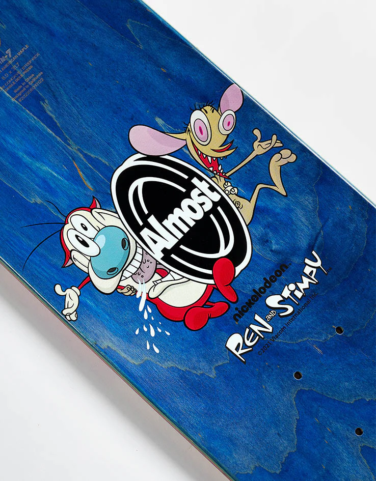 Almost x Ren & Stimpy Youness Mixed Up R7 Skateboard Deck - Image 5