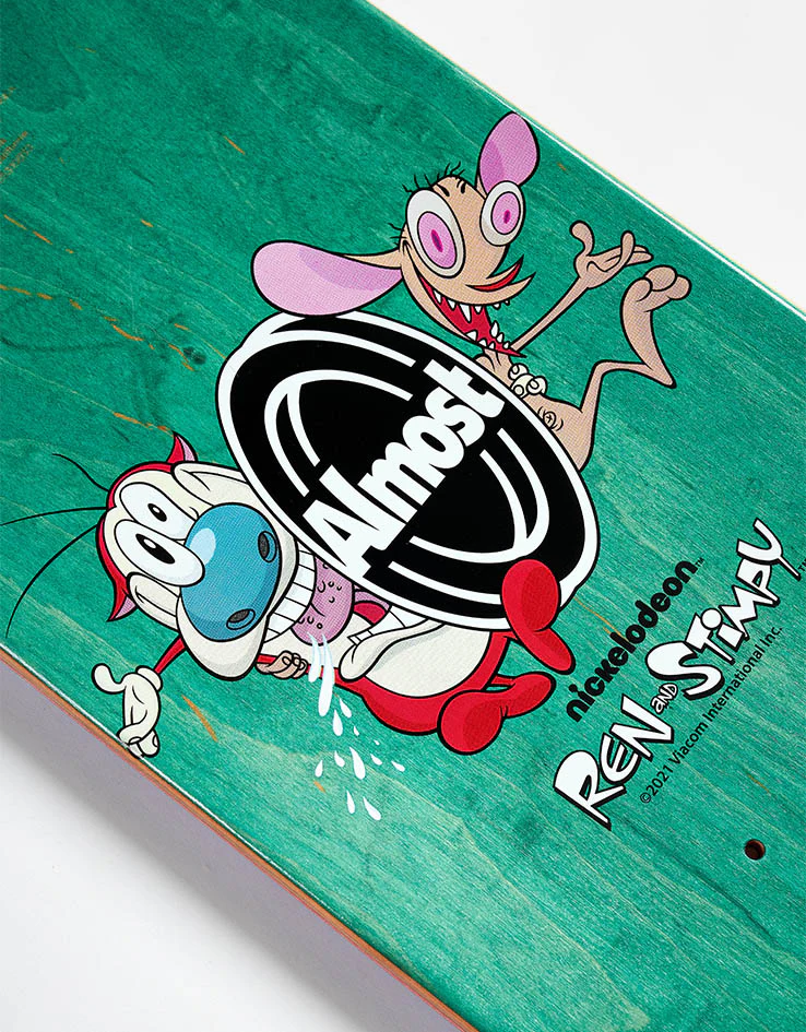 Almost x Ren & Stimpy Yuri Mixed Up R7 Skateboard Deck - Image 5