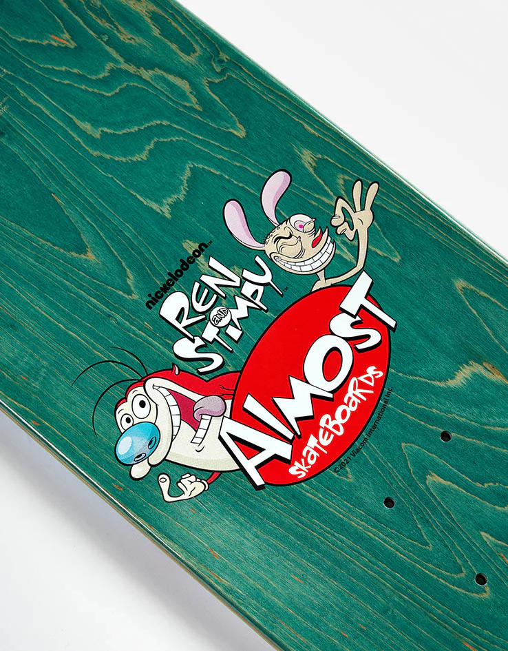 Almost x Ren & Stimpy Yuri Road Trip R7 Skateboard Deck - Image 6