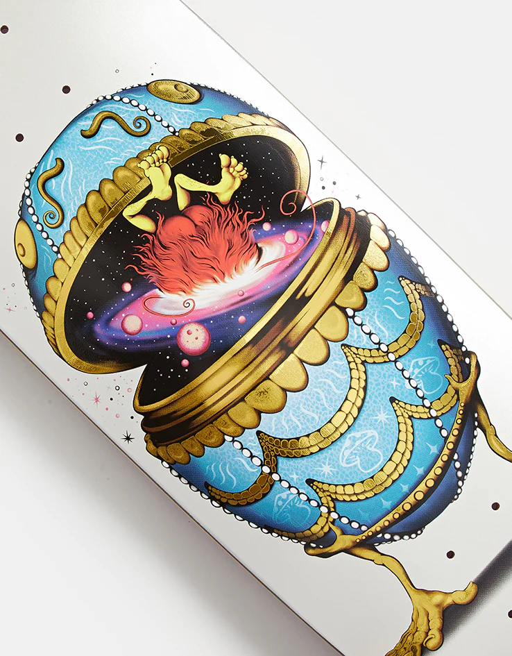 Anti Hero Gerwer Grimple Stix Fabragé Egg Skateboard Deck - 9.1" - Image 3