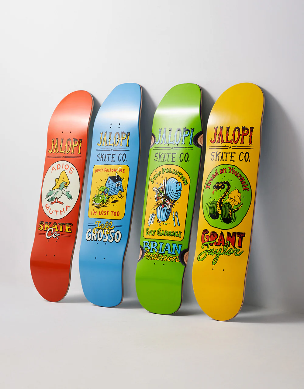 Anti Hero Grosso Don't Follow Me Jalopi Skate Co. Skateboard Deck - 9.25" - Image 2
