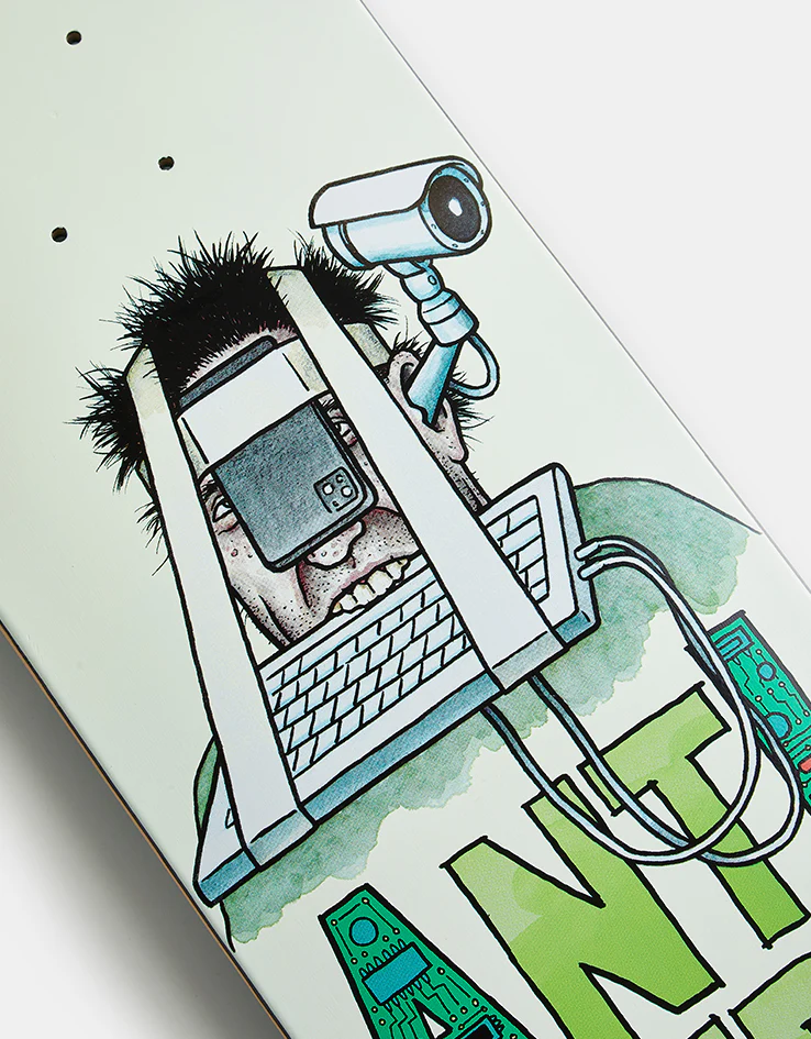 Anti Hero Kanfoush Anti-Intelligence Skateboard Deck - 8.4" - Image 4