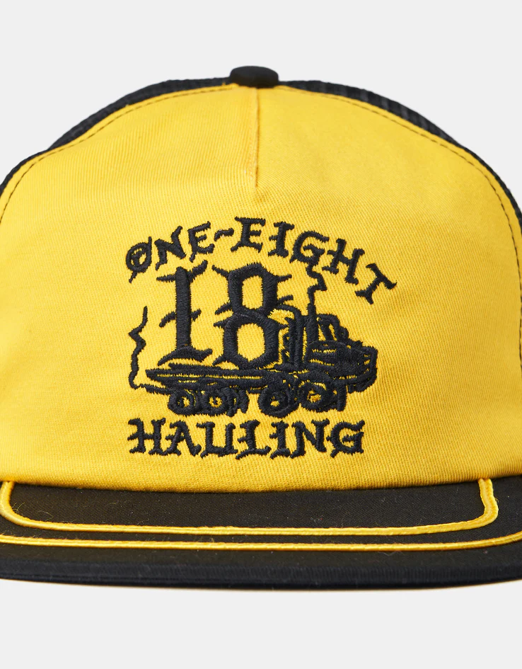 Anti Hero One Eight Hauling Cap - Black/Yellow - Image 2