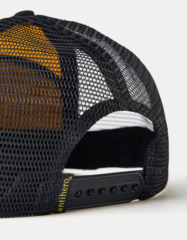 Anti Hero One Eight Hauling Cap - Black/Yellow - Image 5