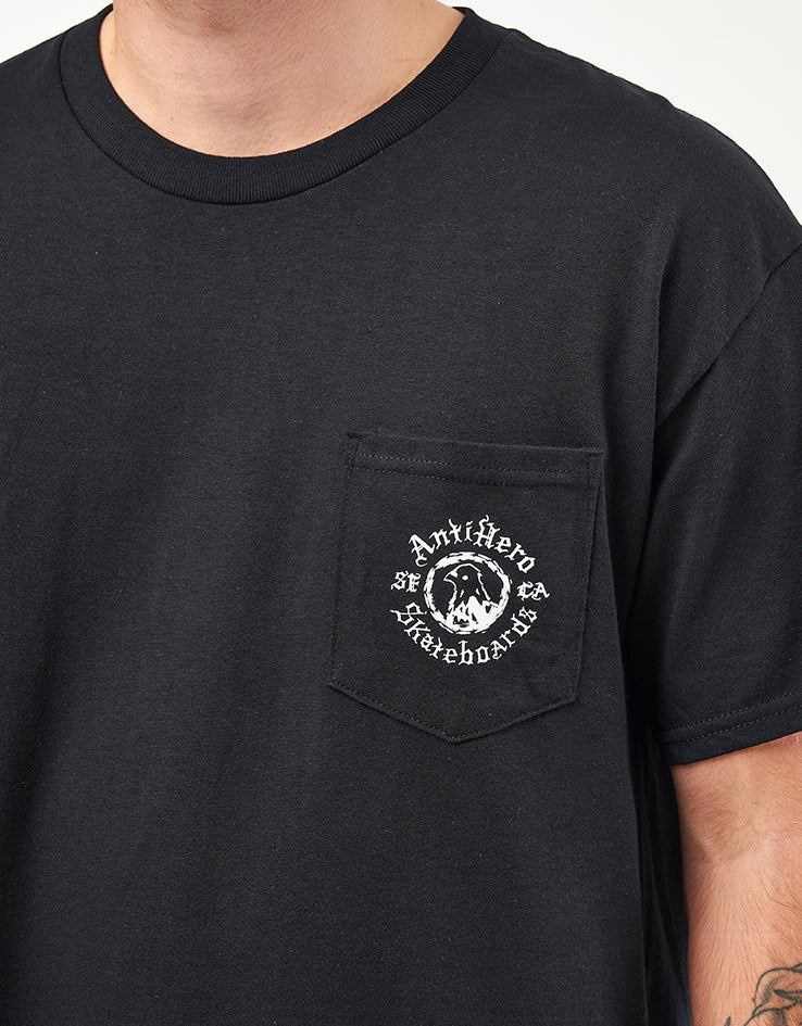 Anti Hero Pigeon Motion T-Shirt - Black - Image 4