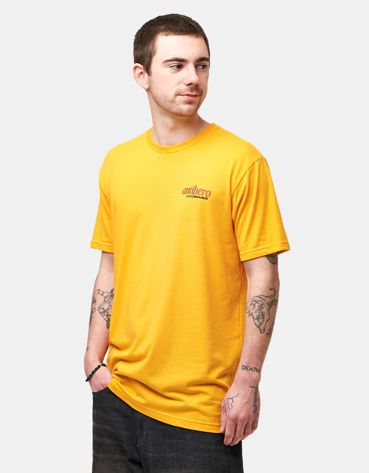 Anti Hero The Bucky T-Shirt - Gold/Multi - Image 2