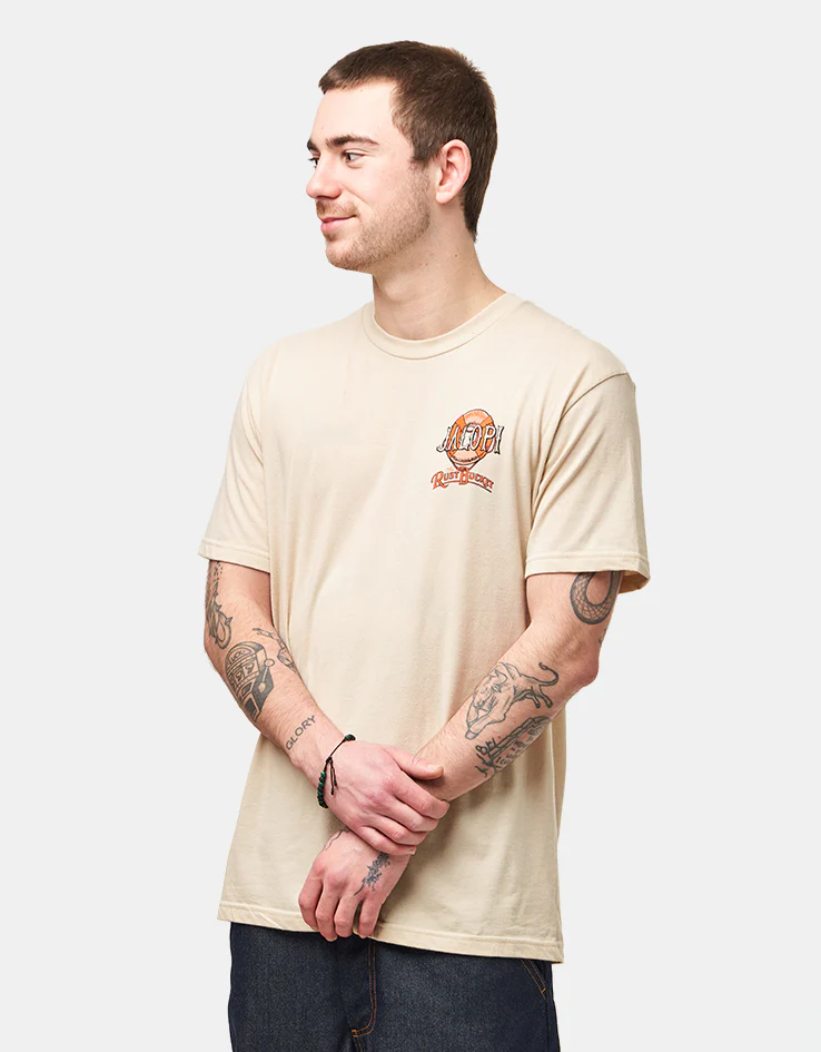 Anti Hero The Rustbucket T-Shirt - Heather Bone/Multi - Image 2