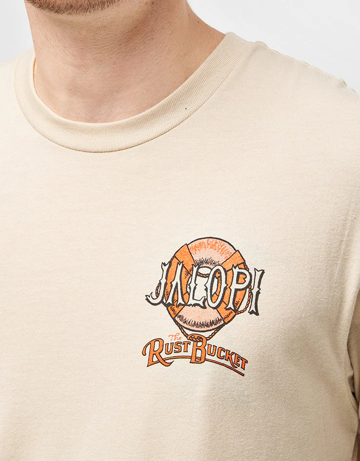 Anti Hero The Rustbucket T-Shirt - Heather Bone/Multi - Image 4