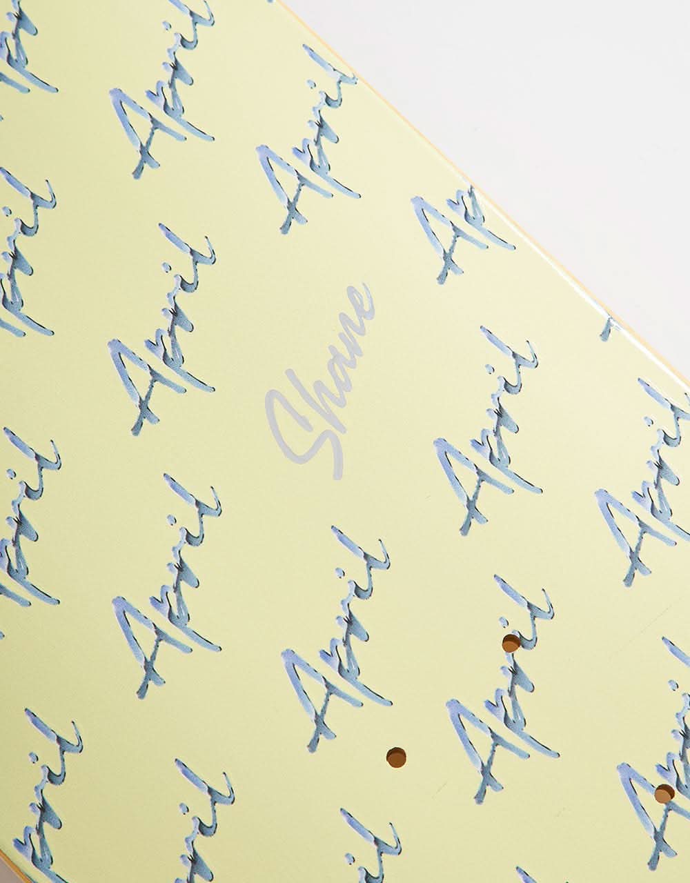 April O'Neill Script Logo Skateboard Deck - 8.5" - Image 4