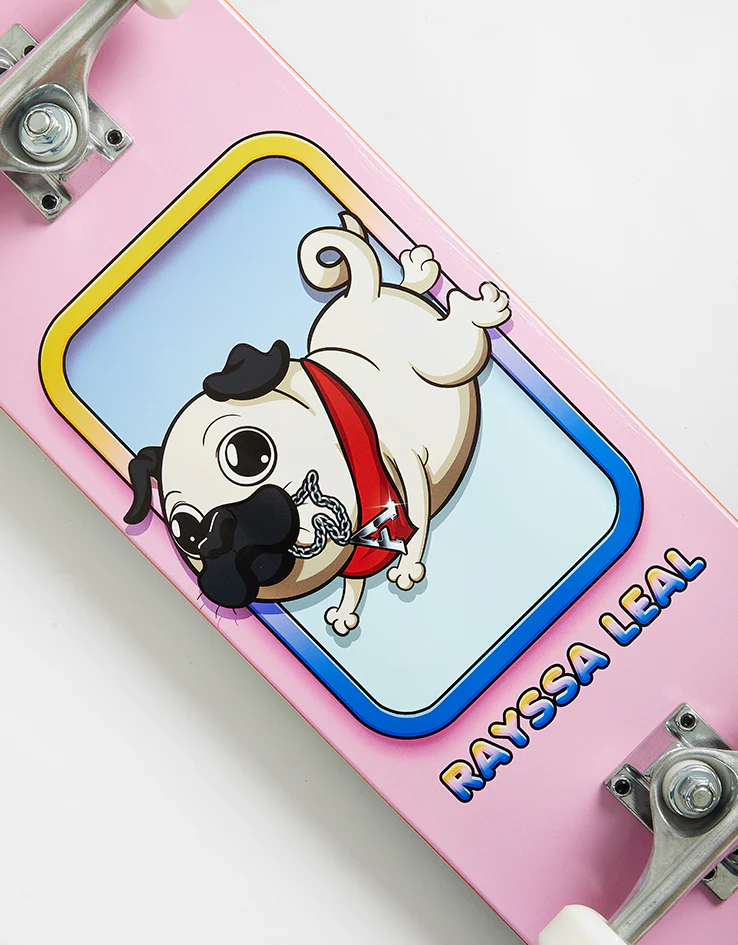 April Rayssa Slinky Complete Skateboard - 8" - Image 3