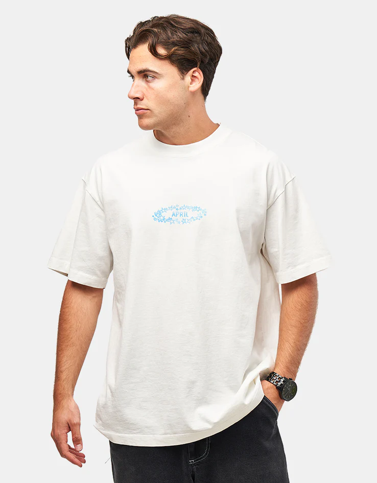 April Stars T-Shirt - White - Image 2