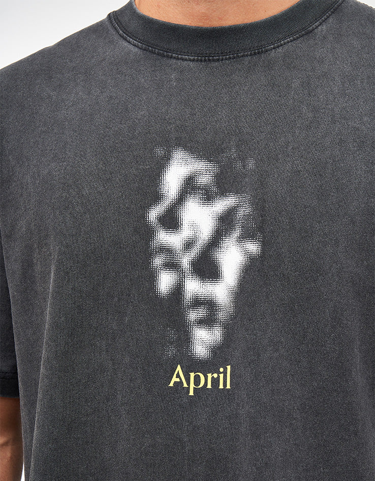 April Two Face T-Shirt - Vintage Black - Image 3