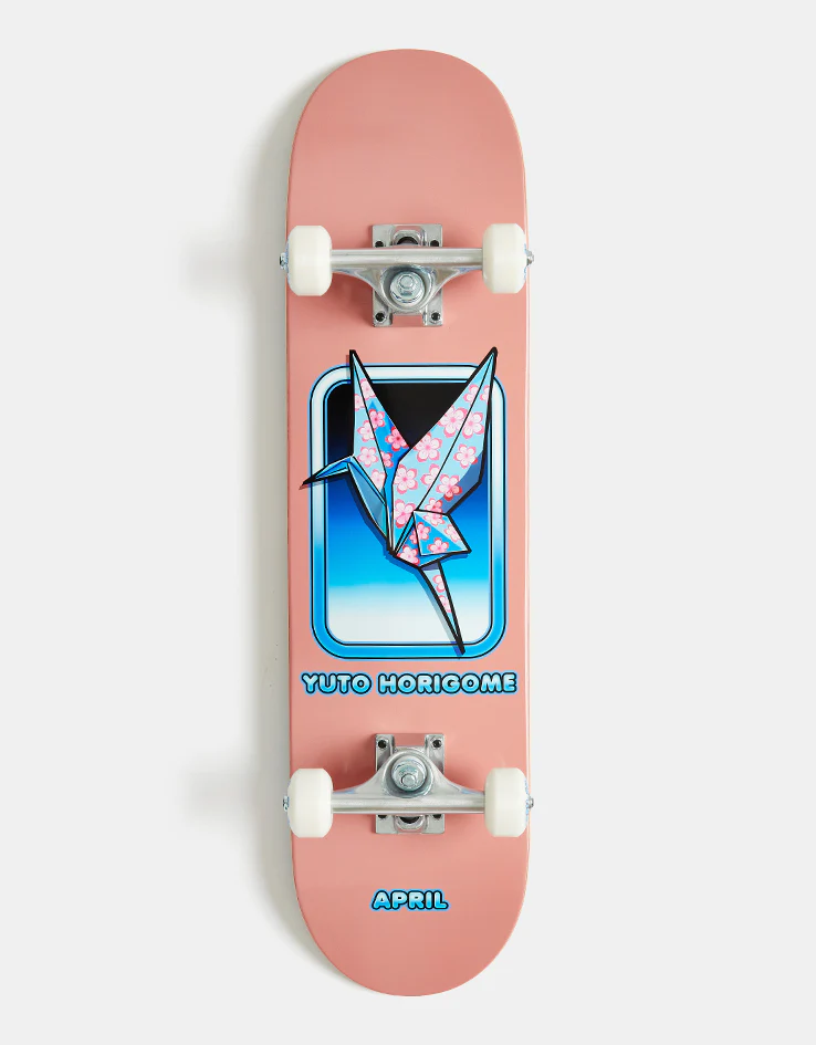 April Yuto Origami Mini Complete Skateboard - 7.25"