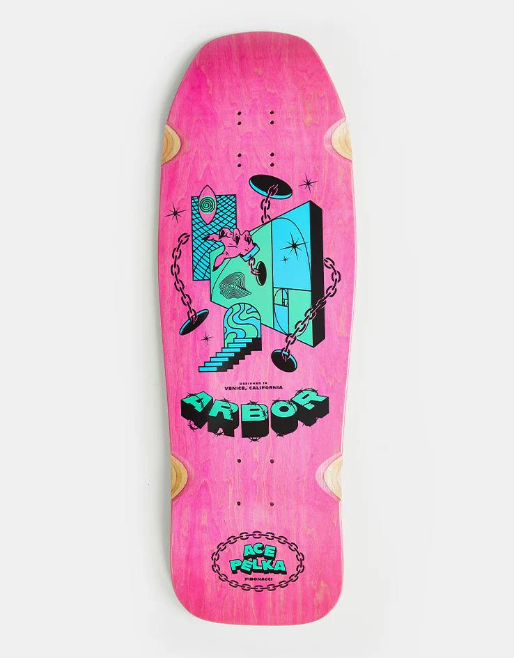 Arbor Ace Pelka Fibonacci Skateboard Deck - 10"