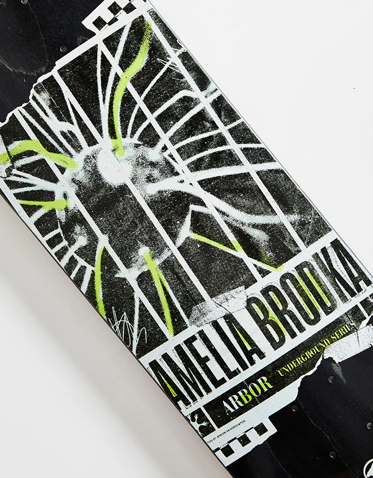 Arbor Amelia Underground Skateboard Deck - 8.25" - Image 3