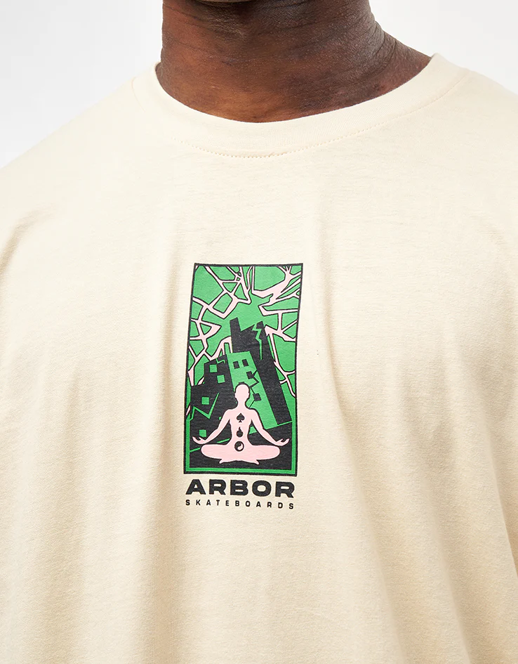 Arbor Chaos Organic T-Shirt - Sand - Image 2