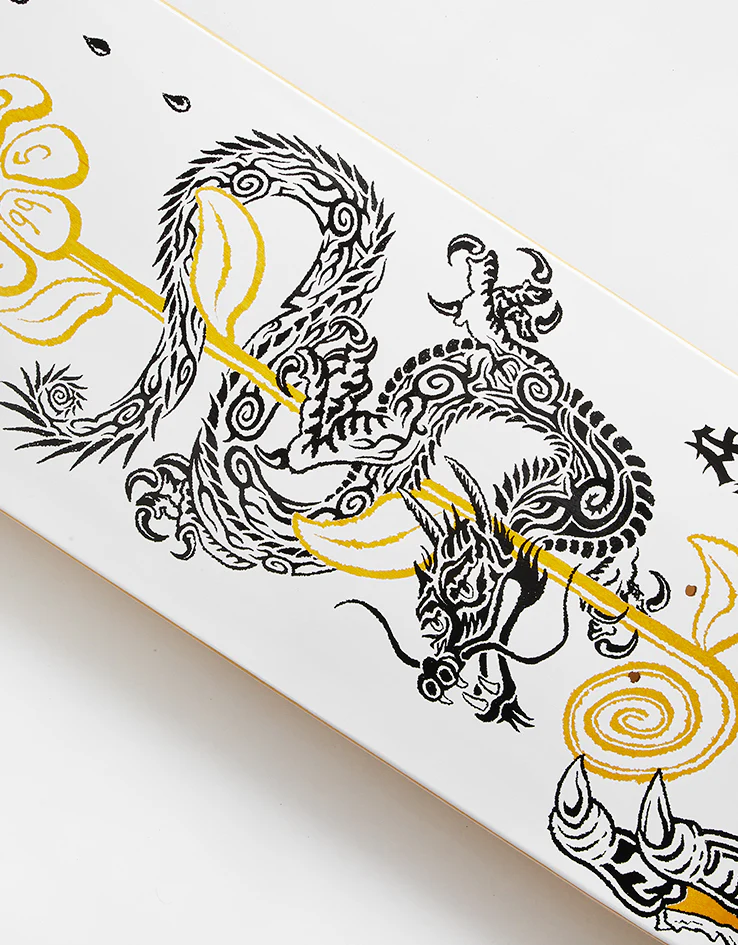 Arbor Majerus Lucky Dragon Skateboard Deck - 8.25" - Image 2
