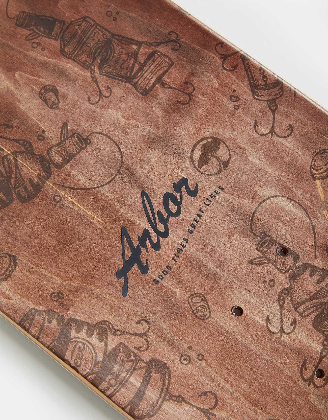 Arbor Whiskey Upcycle Skateboard Deck - 8" - Image 4