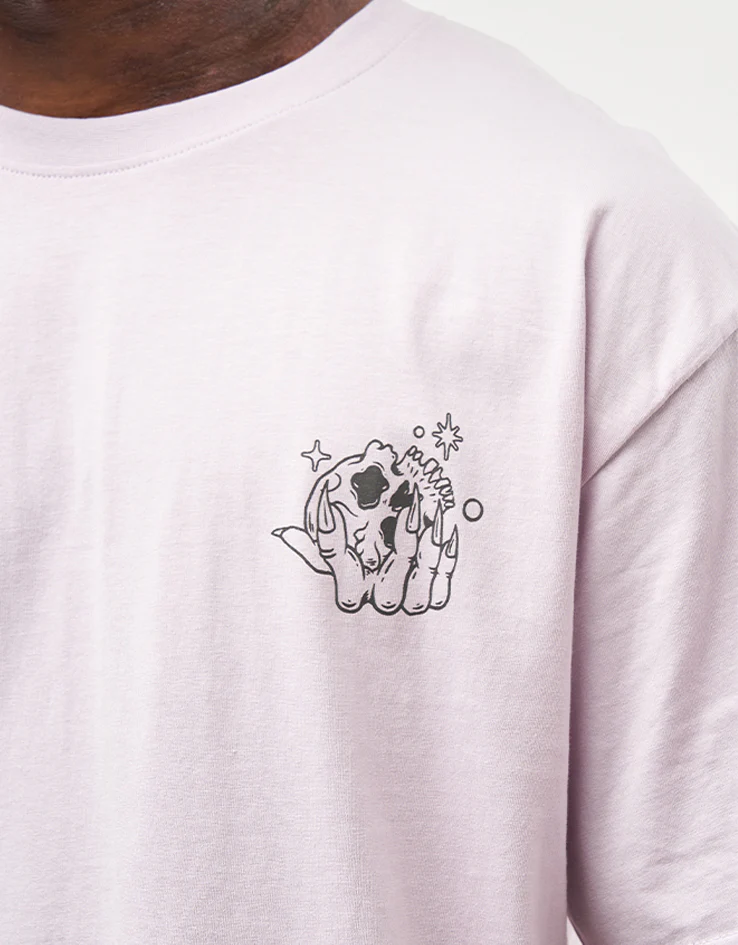 Arbor Wizard Organic T-Shirt - Faded Purple - Image 2