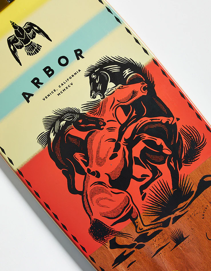 Arbor x Jess Mudget Sizzler Cruiser Skateboard - 8.625" x 30.5" - Image 3