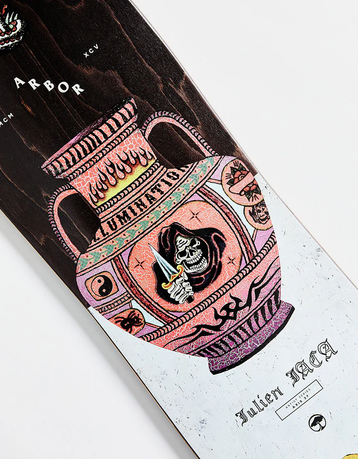 Arbor x Julien JACA Axis 37 Drop Through Longboard - 37" x 8.5" - Image 2