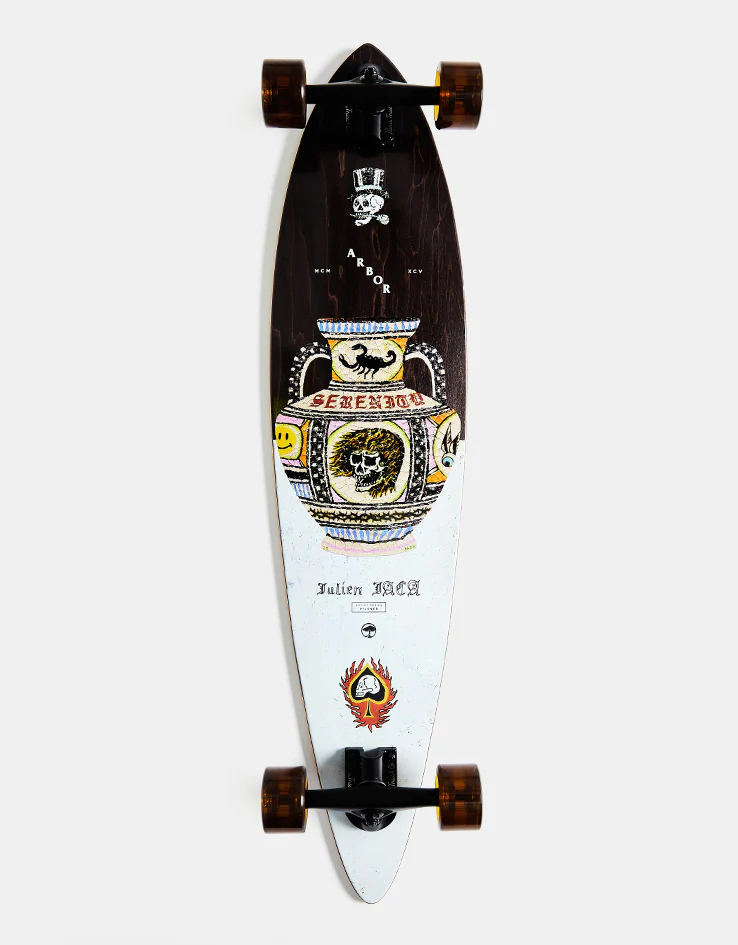 Arbor x Julien JACA Fish 37 Pintail Longboard - 37" x 8.5"