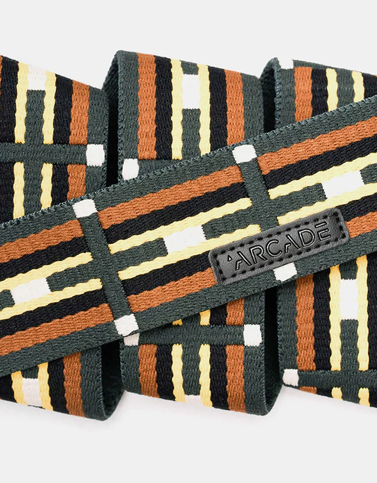 Arcade x Vernan Kee Keyah Artist Series Web Belt - Jalapeno/Black - Image 3