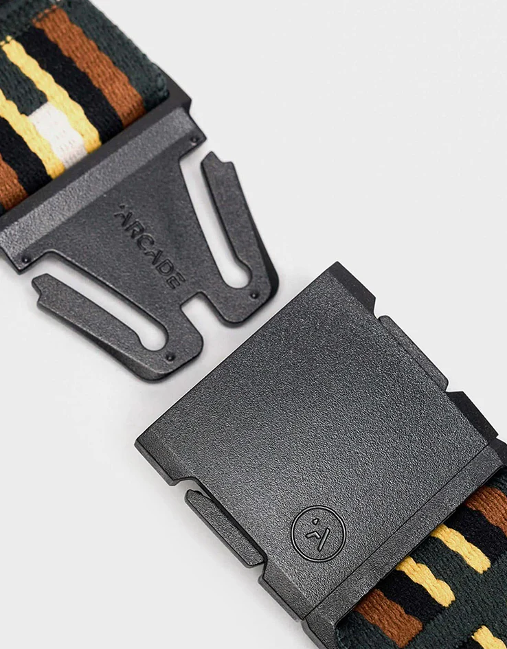 Arcade x Vernan Kee Keyah Artist Series Web Belt - Jalapeno/Black - Image 5