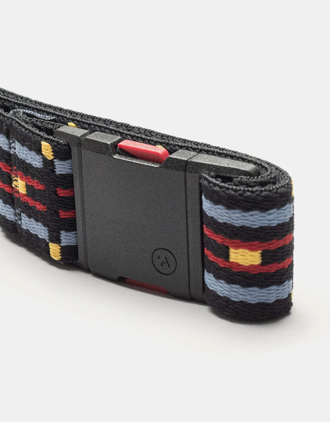Arcade x Vernan Kee Keyah Slim Artist Series Web Belt - Black/Sky - Image 4
